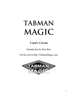 Tabman Magic