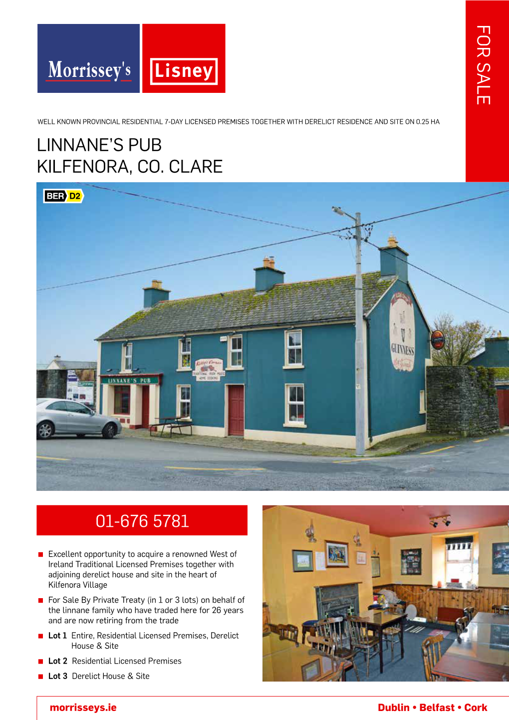 For Sale Linnane's Pub Kilfenora, Co. Clare