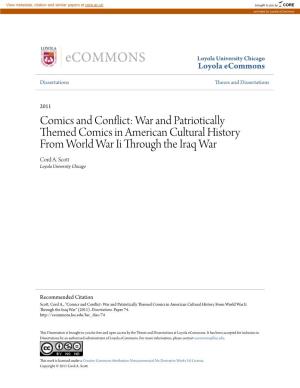 Comics and Conflict: War and Patriotically Themed Comics in American Cultural History from World War Ii Through the Iraq War Cord A