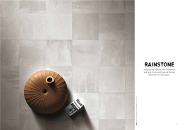 RAINSTONE Inspired by Nature, This Collection Will Give Fresh and Natural Design Elements to Any Space