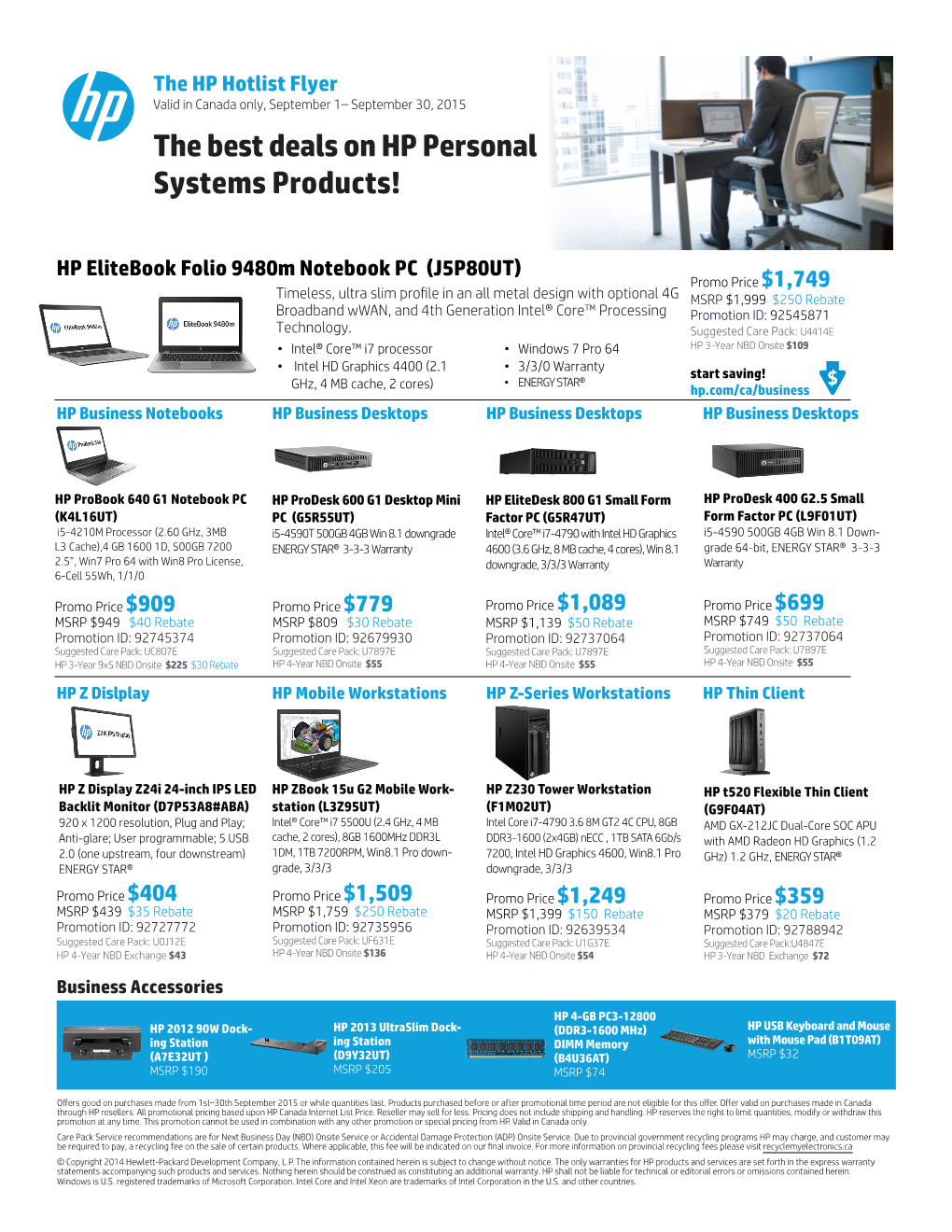 Personal Systems Hotlist Flyer