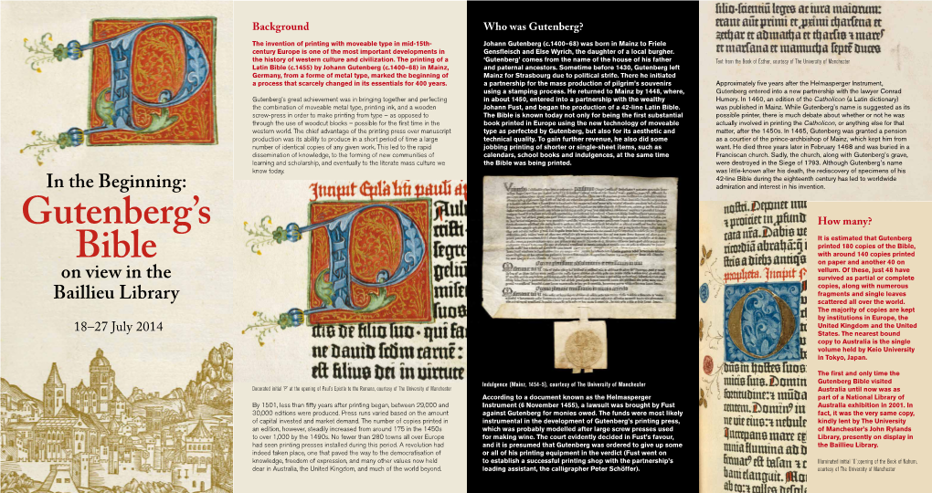 Gutenberg's Bible