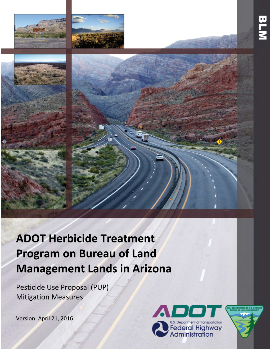 Conservation Measures for ADOT Herbicide Treatments on BLM Lands