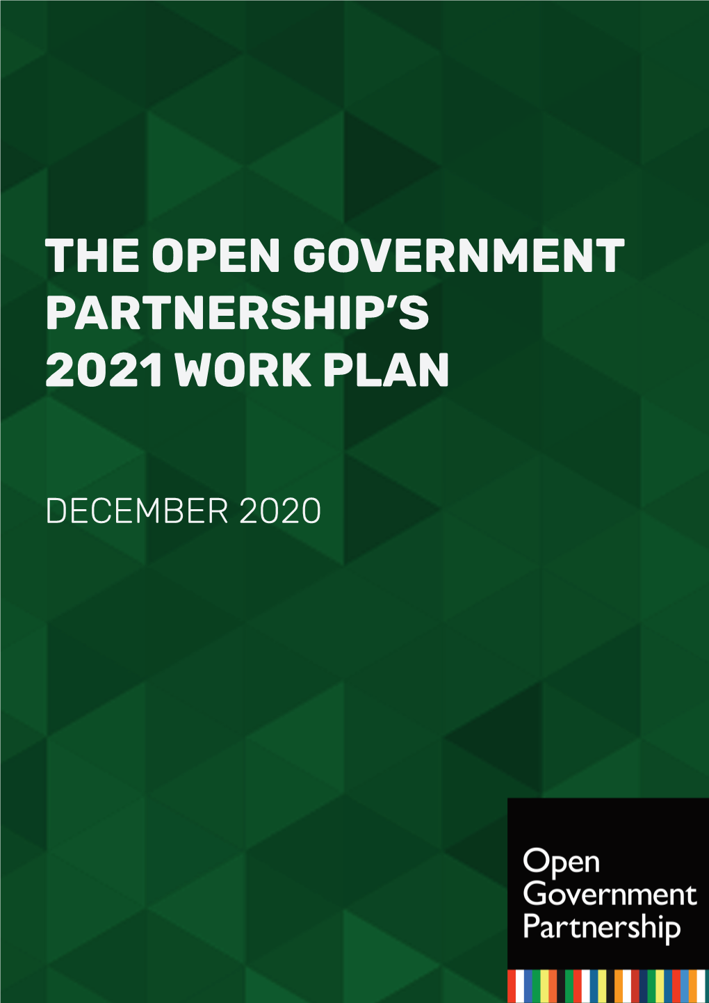 OGP 2021 Work Plan