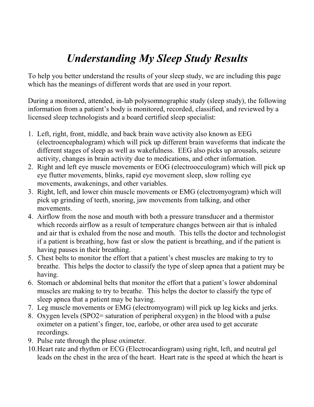 How Do I Understand My Sleep Study Results