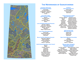 The Watersheds of Saskatchewan