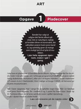 Opgave Pladecover