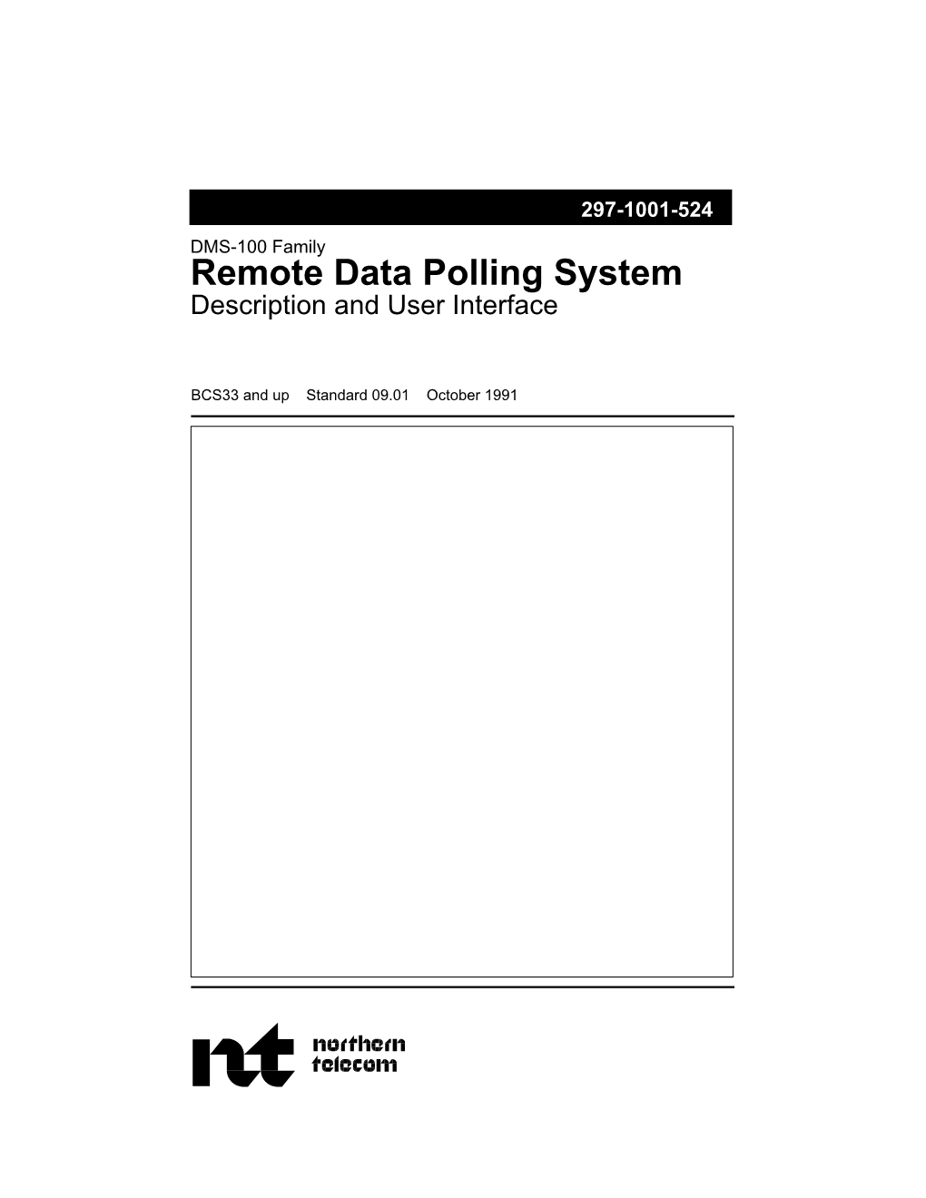 Remote Data Polling System Description and User Interface