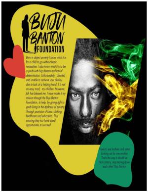 Buju Banton Foundation Newsletter – June, 2020