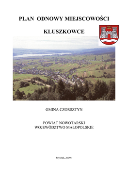 Plan Odnowy Miejscowości Kluszkowce