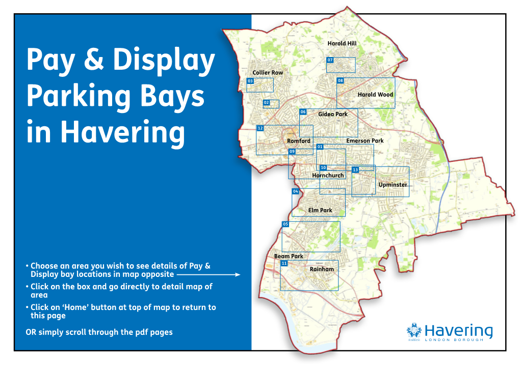 Download on Street Parking Bays in Havering