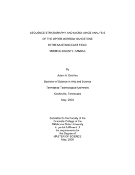 Sequence Stratigraphy and Micro-Image Analysis