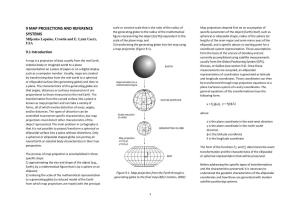 Map Projections and Reference Systems