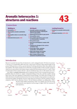 Aromatic Heterocycles 1: Structures and Reactions 43 Connections