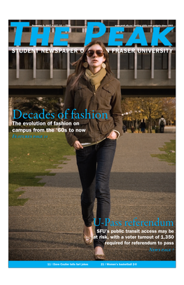 Decades of Fashion the Evolution of Fashion on Campus from the ‘60S to Now Features Page 14