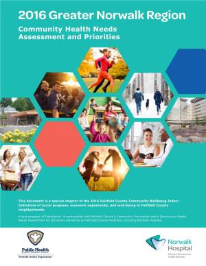 2016 Greater Norwalk Region Community Health Needs Assessment and Priorities