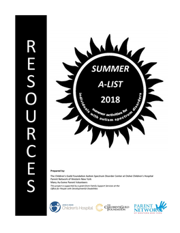 A-List Summer Activities for Children with Autism Spectrum Disorders
