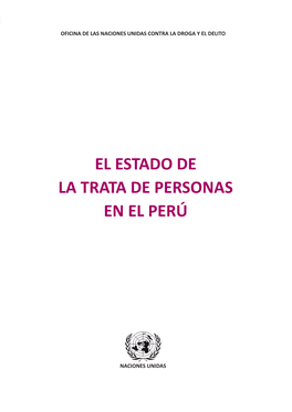 El Estado De La Trata De Personas En El Perú 1