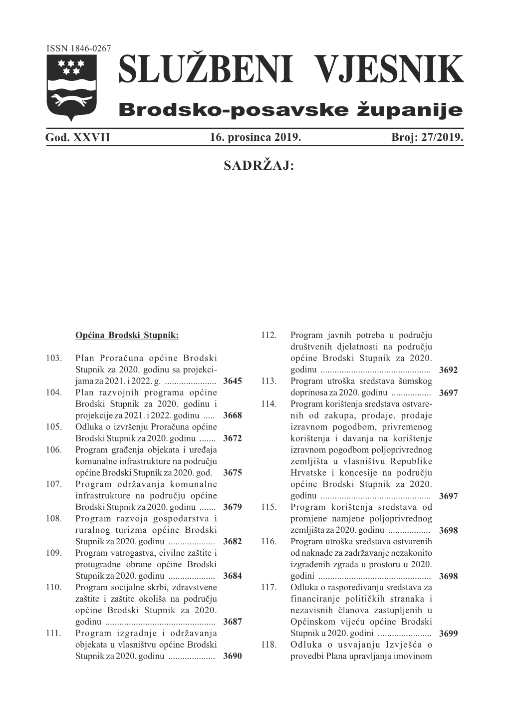 Općina Velika Kopanica: Godinu I Projekcije Za 2021