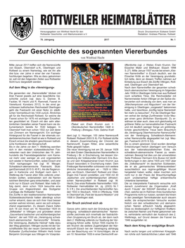 Heimatblatt 2017 Nr. 1 Zum Download