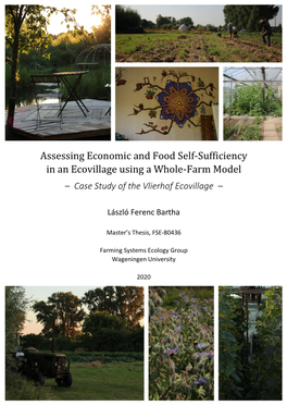 Assessing Economic and Food Self-Sufficiency in an Ecovillage Using a Whole-Farm Model