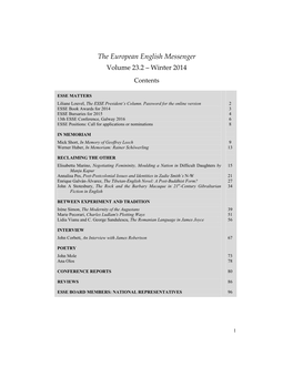 The European English Messenger