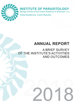 Annual Report a Brief Survey of the Institute’S Activities and Outcomes