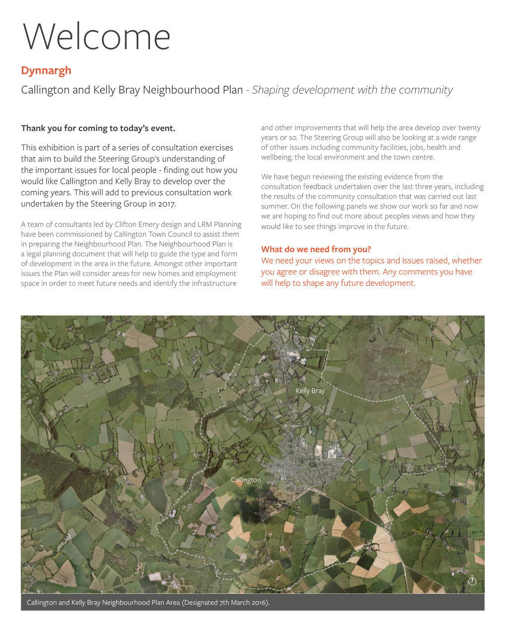 Callington and Kelly Bray Neighbourhood Plan - Shaping Development with the Community