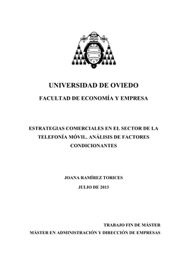 Estrategias Comerciales En El Sector De La Telefonía Móvil