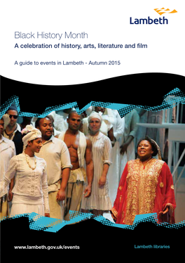 Black History Month a Celebration of History, Arts, Literature and Film