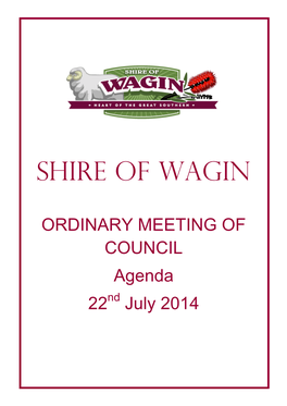 Agenda 22Nd July 2014