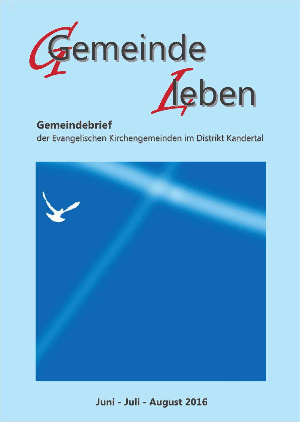 Gemeinde Leben - Bankverbindungen: Gemeindebrief Der Ev