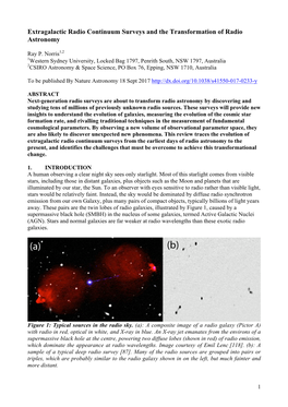 Extragalactic Radio Continuum Surveys and the Transformation of Radio Astronomy