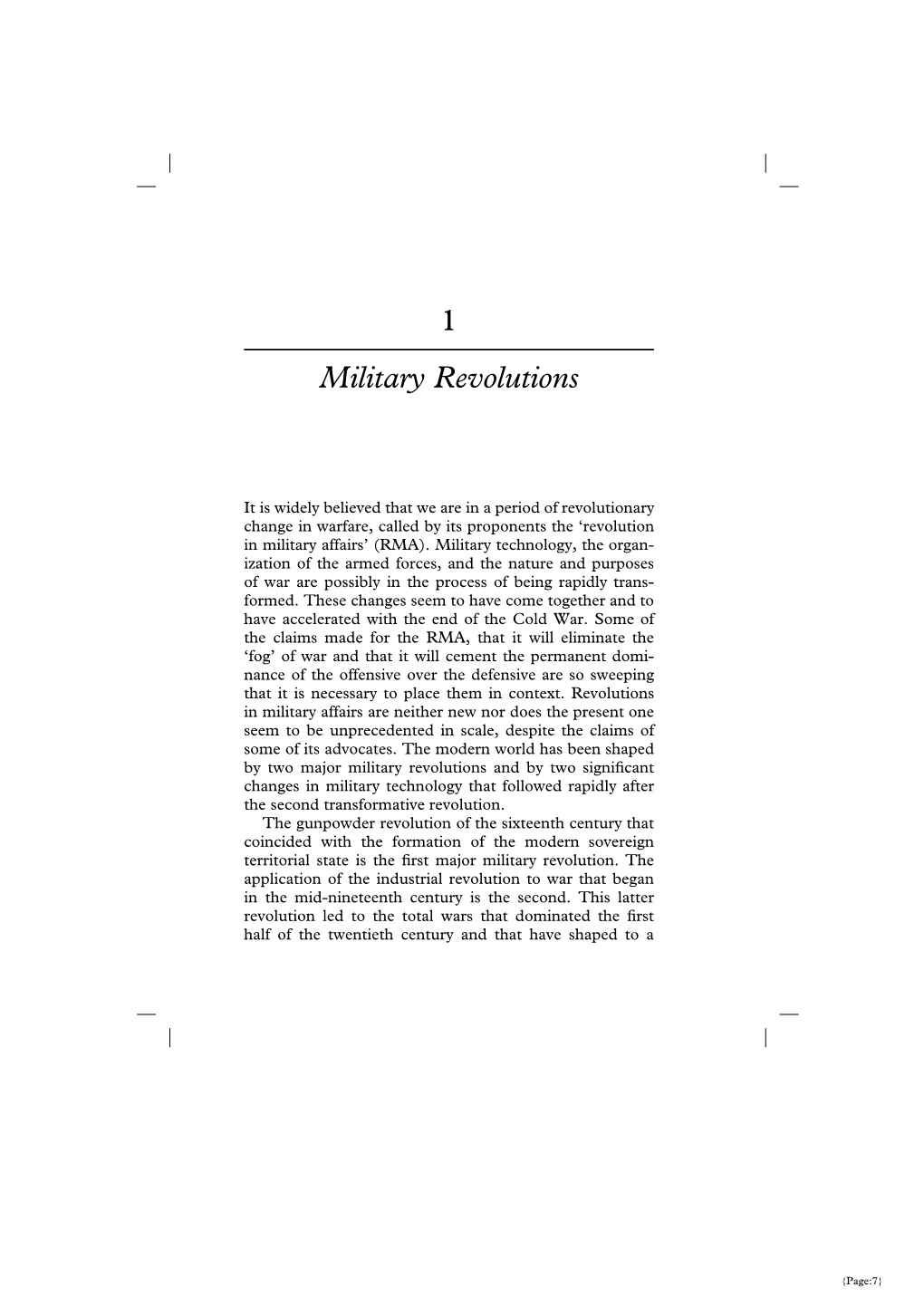 1 Military Revolutions