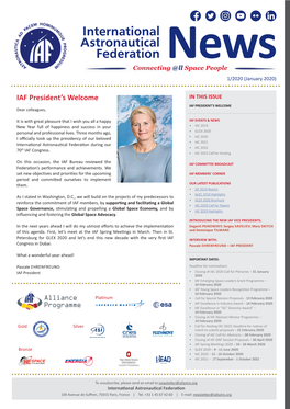 International Astronautical Federation News