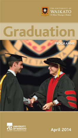 2014 April Graduation Programme