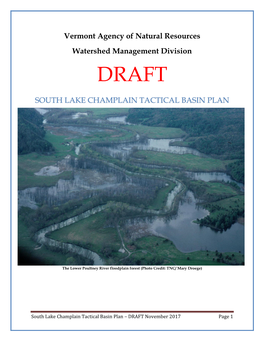 Vermont Agency of Natural Resources Watershed Management Division