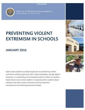 Preventing Violent Extremism in Schools