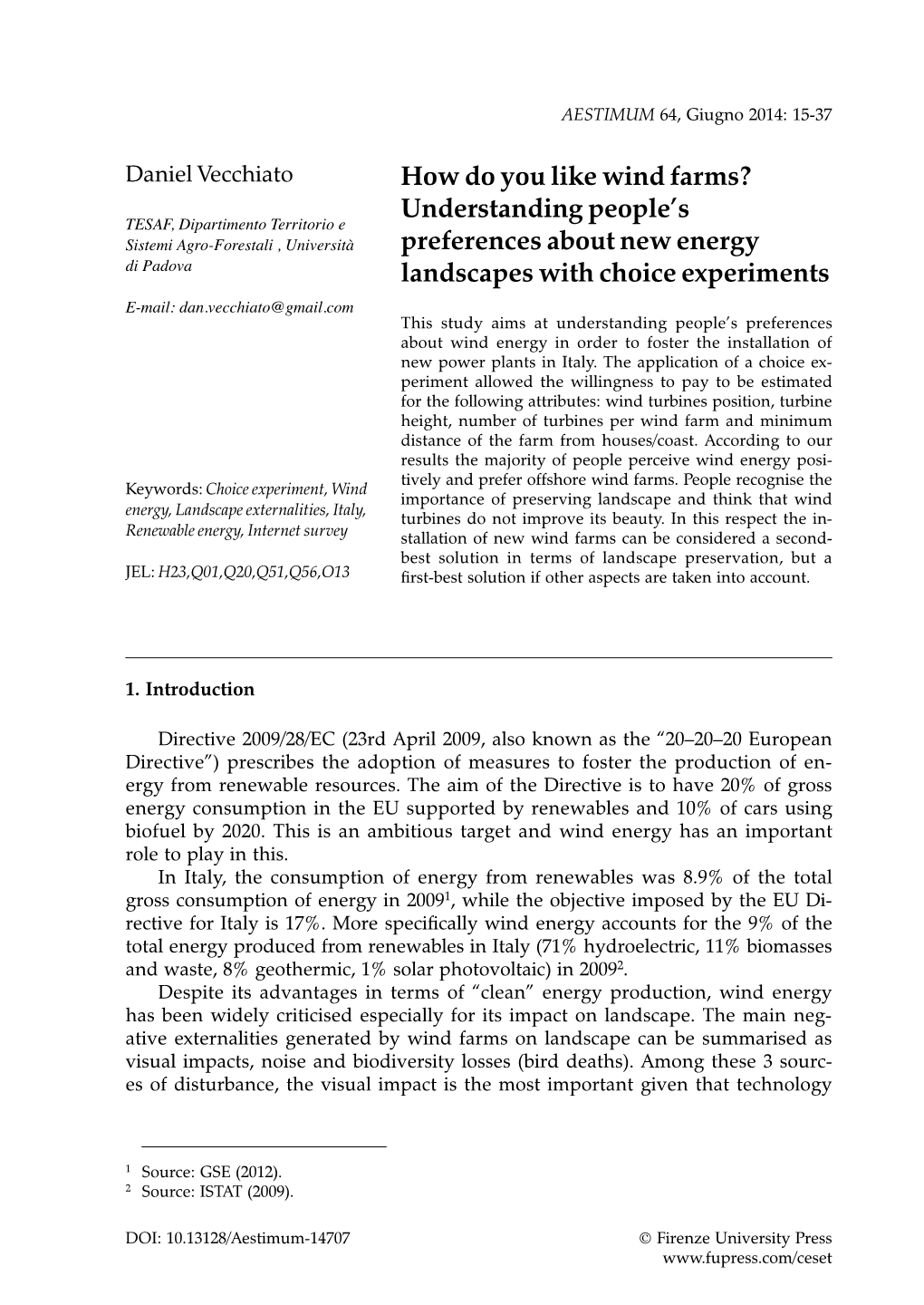 How Do You Like Wind Farms? Understanding People's