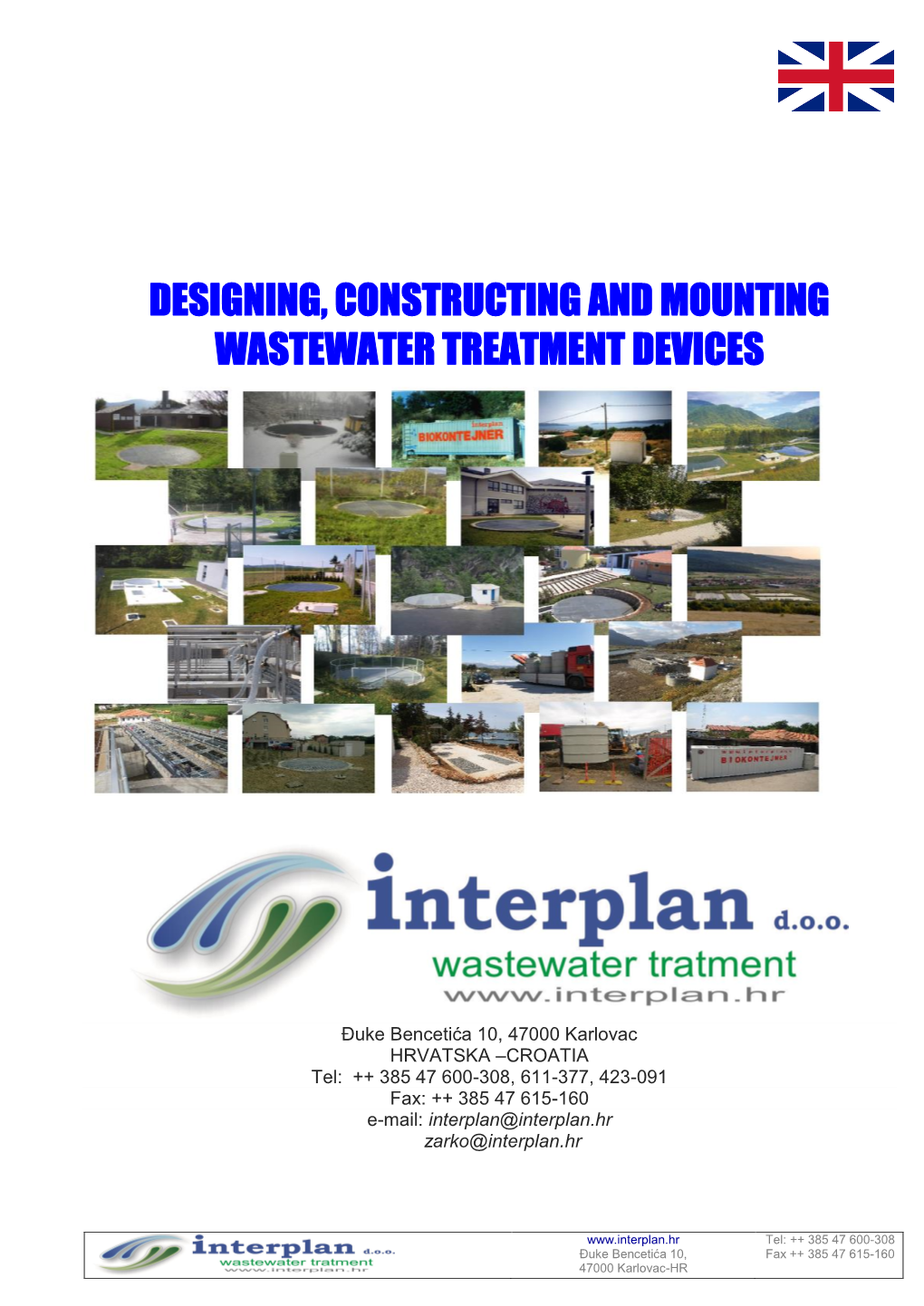 Designing, Constructing and Mounting Wastewater Treatment Devices