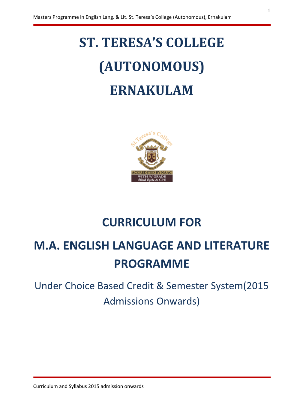 Syllabus-2015