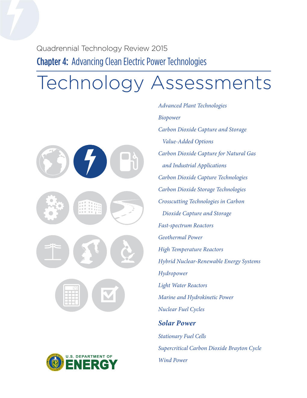 Solar Power Technology Assessment