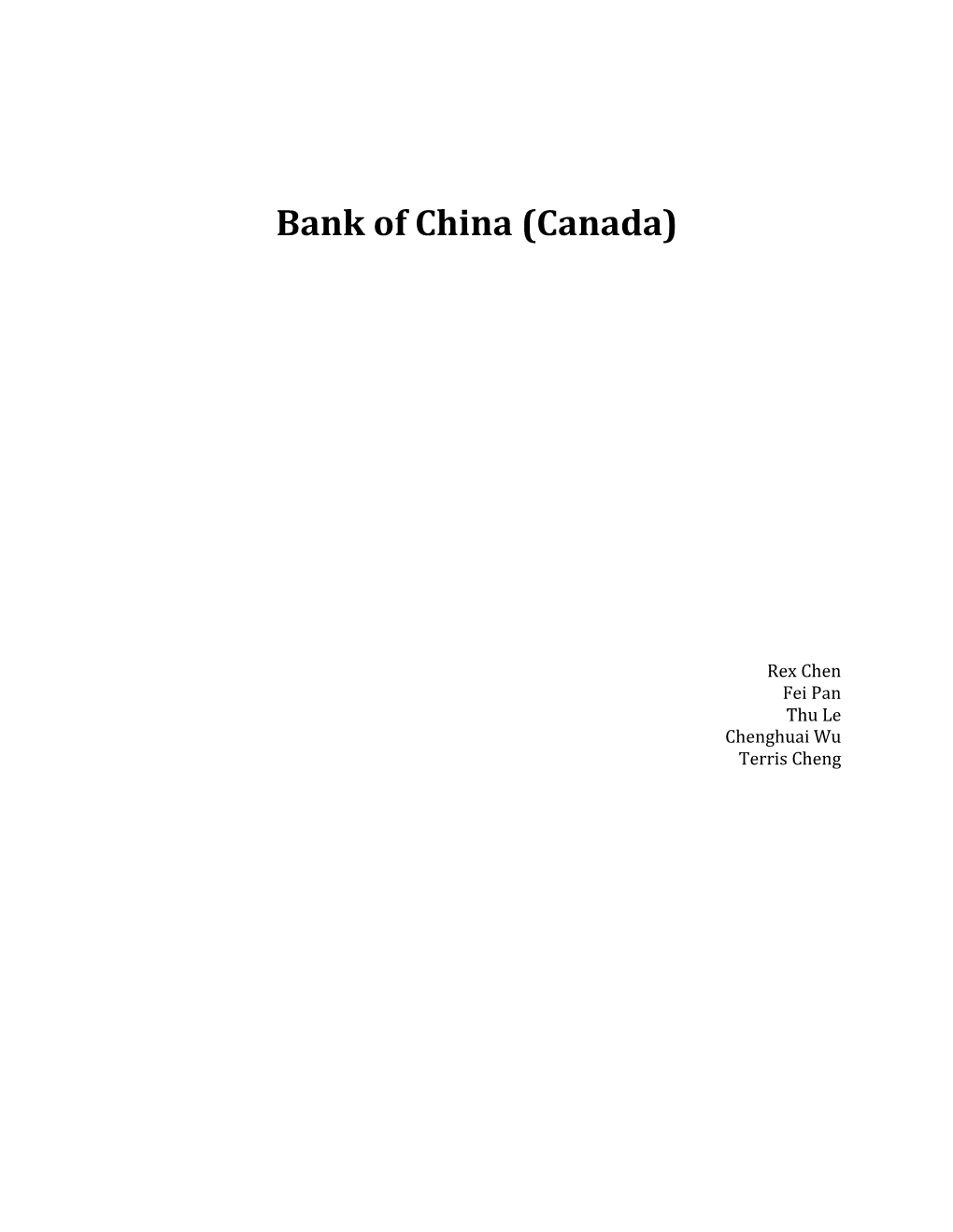 Bank of China (Canada)