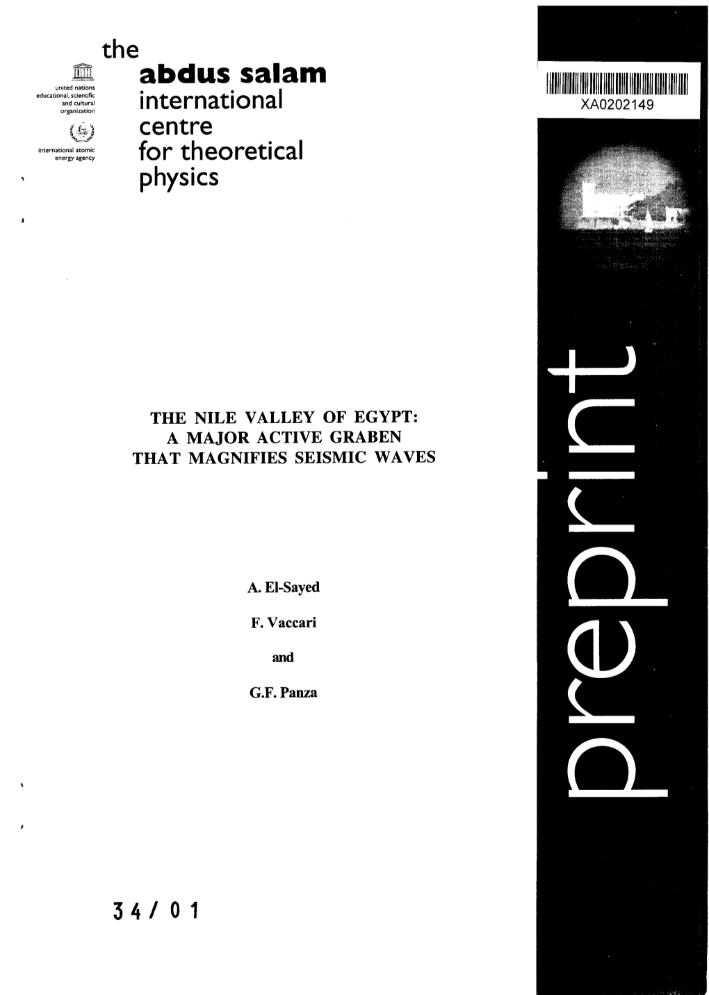 The Nile Valley of Egypt: a Major Active Graben That Magnifies Seismic Waves