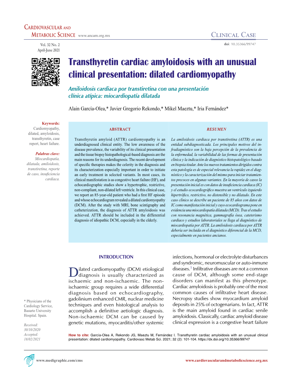 Dilated Cardiomyopathy