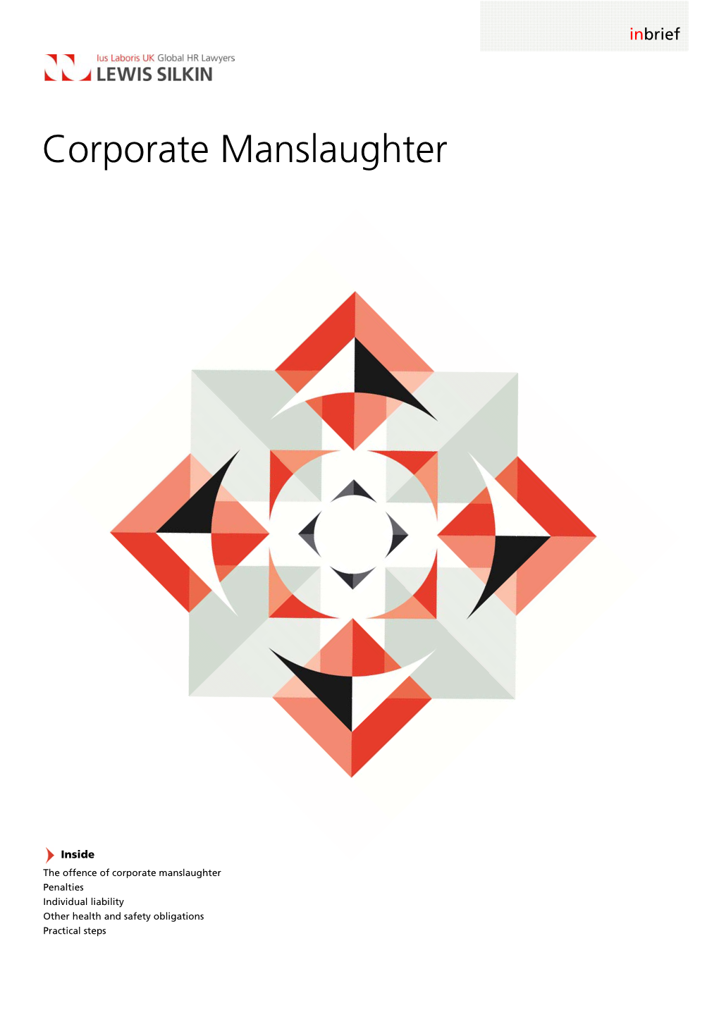 Corporate Manslaughter