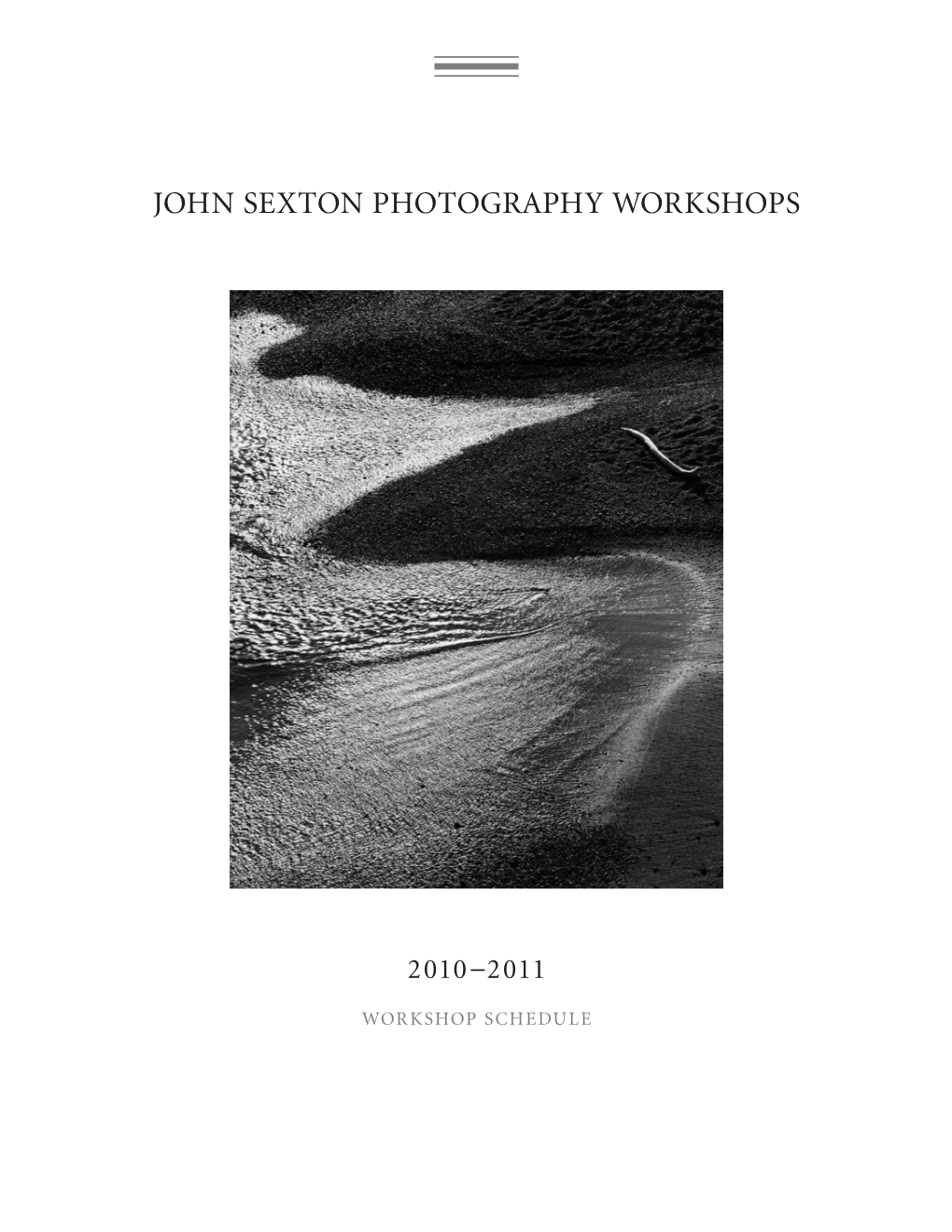 John Sexton Photography Workshops