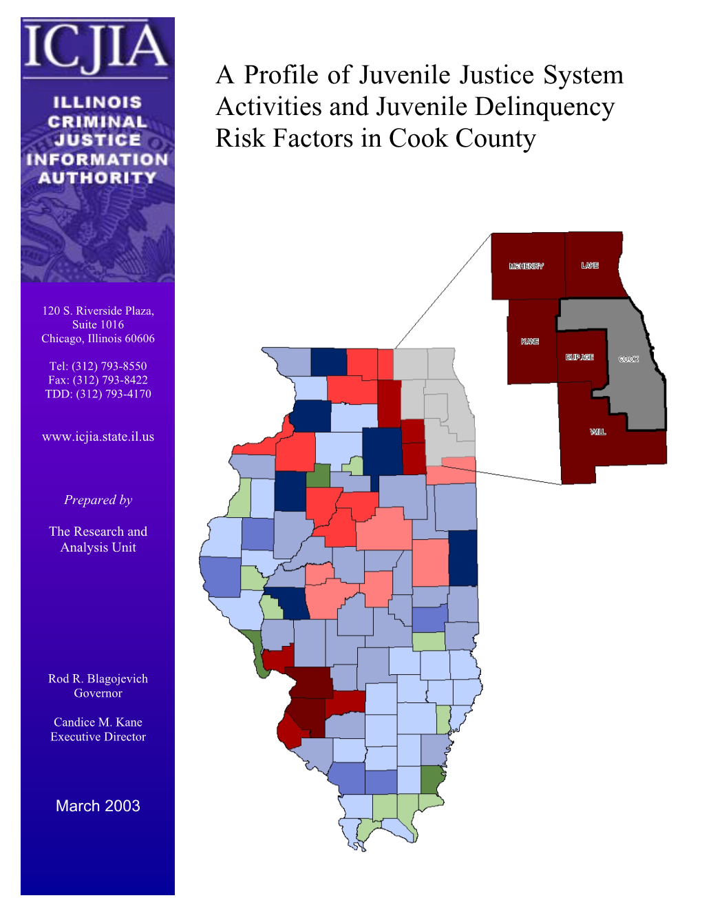 A Profile of Juvenile Justice System Activities and Juvenile Delinquency