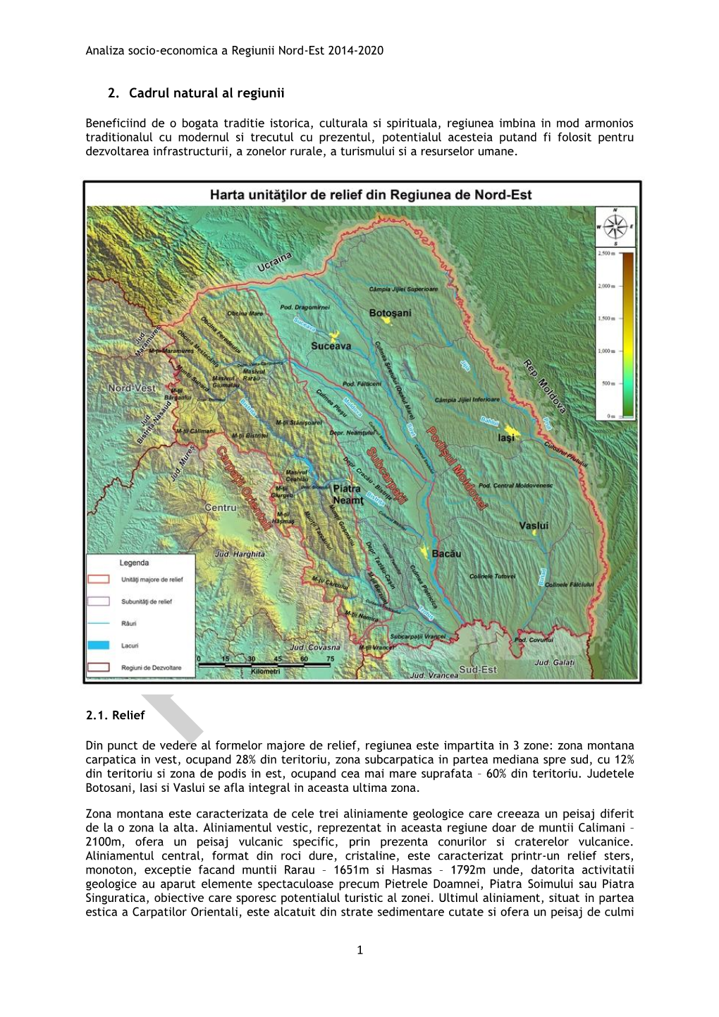 1 2. Cadrul Natural Al Regiunii