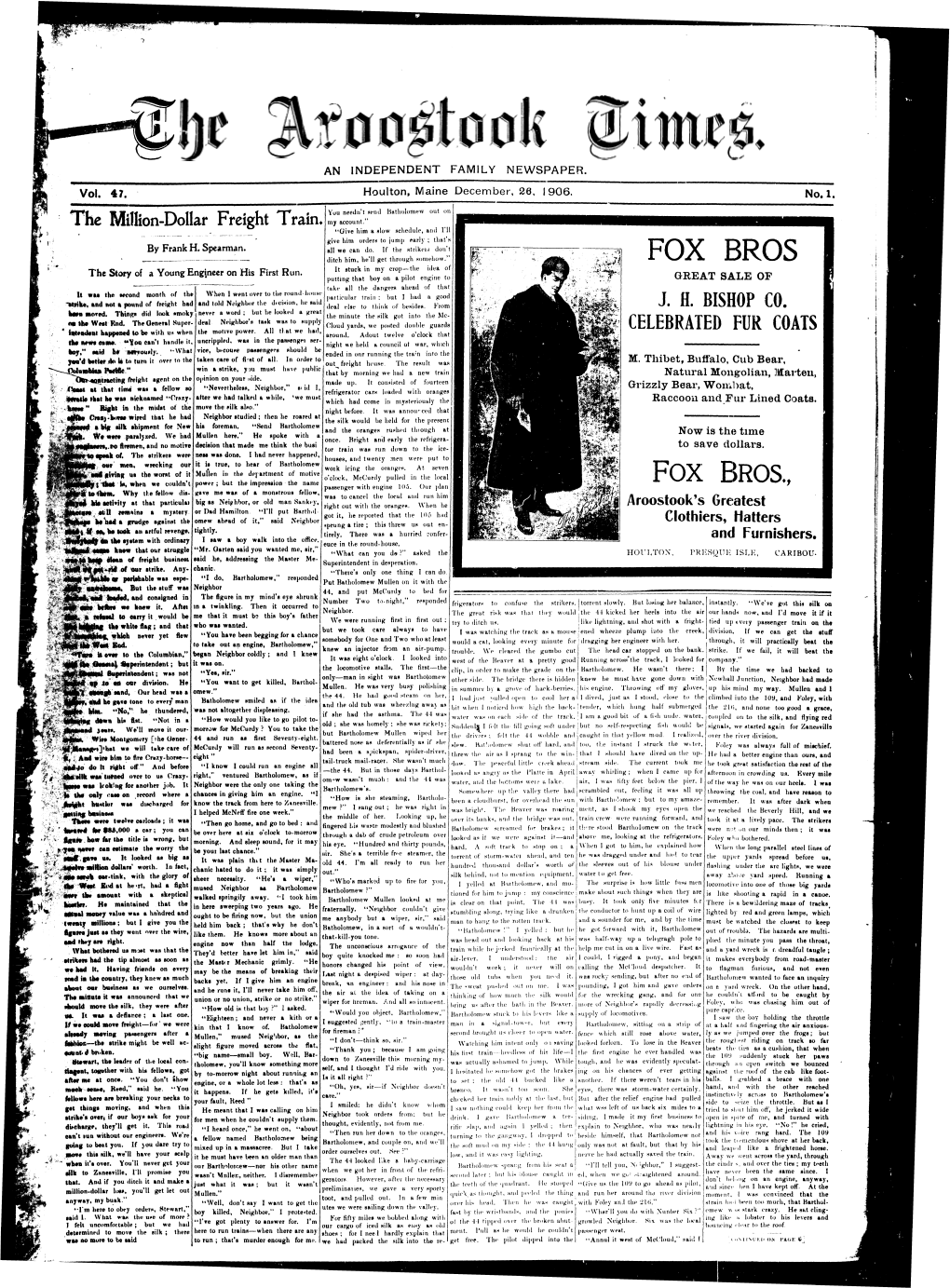 The Aroostook Times, December 26, 1906